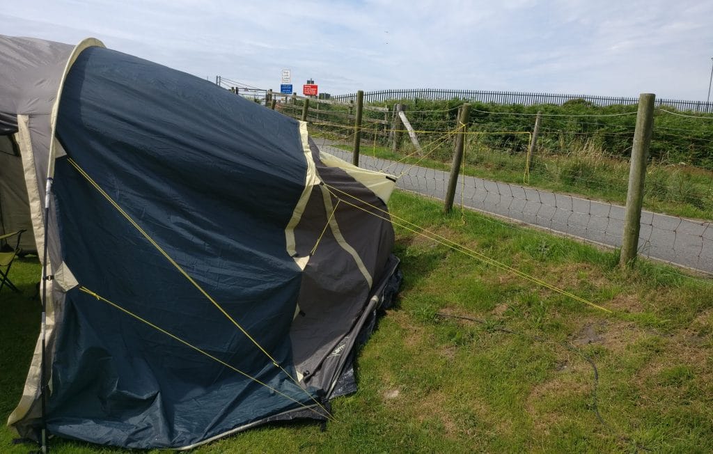 IMG 20170708 114800 1 Broken tent at Barmouth
