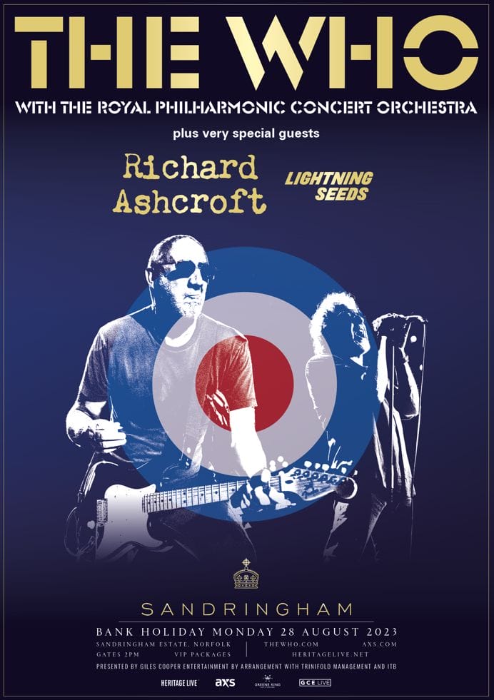 The Who Sandringham poster The Who Sandringham poster
