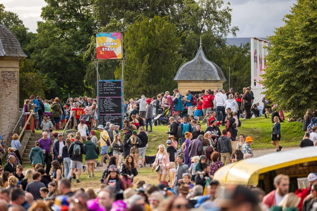 Belladrum Tartan Heart Festival atmosphere