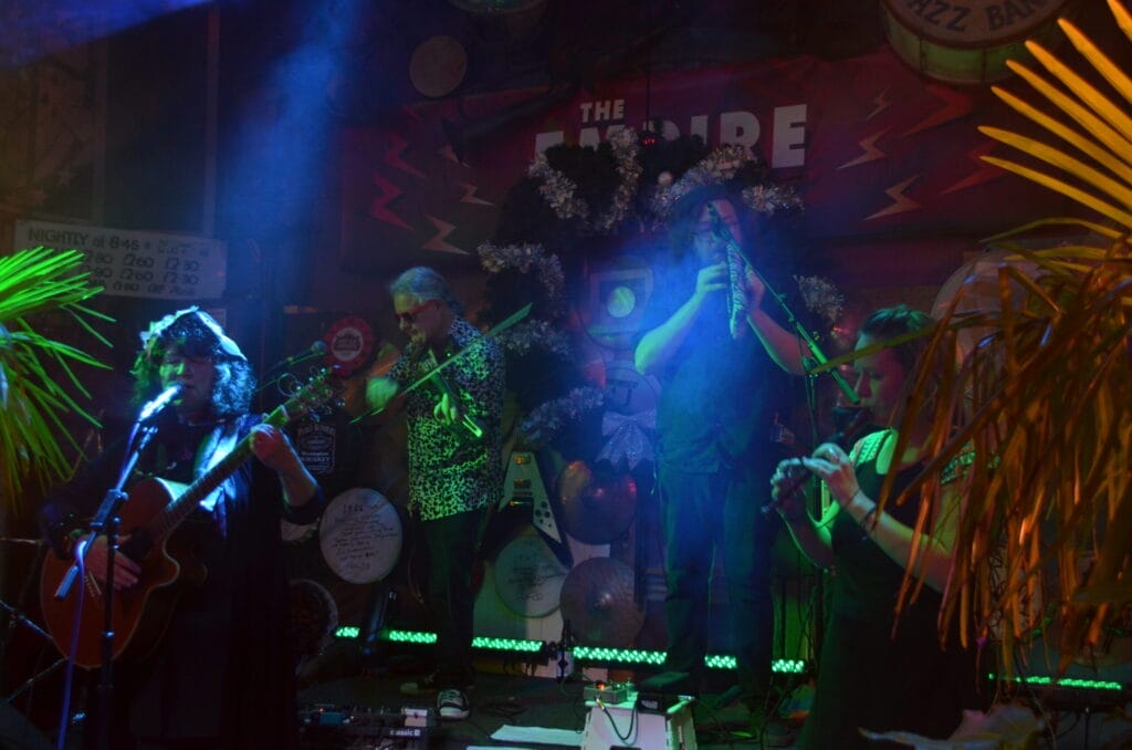 DSC 5247 Psycedelic Celidh Band Aartwork performing at the Electric Hamster Race at the Yarmouth Empire
