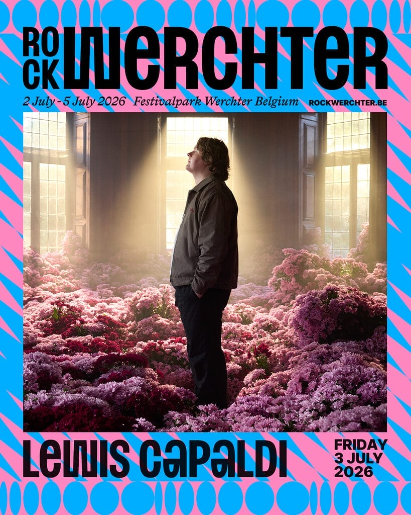 Lewis Capaldi Rock Werchter 2026 poster