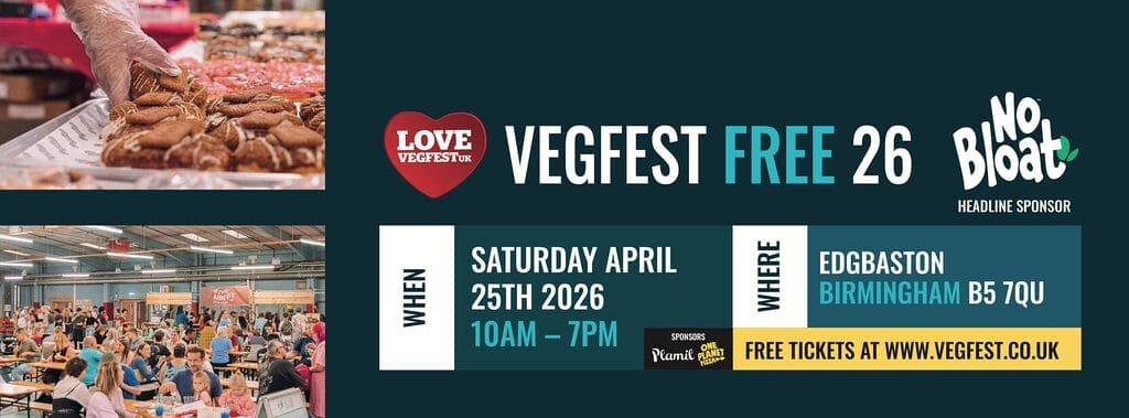 Vegfest Free 2026 banner