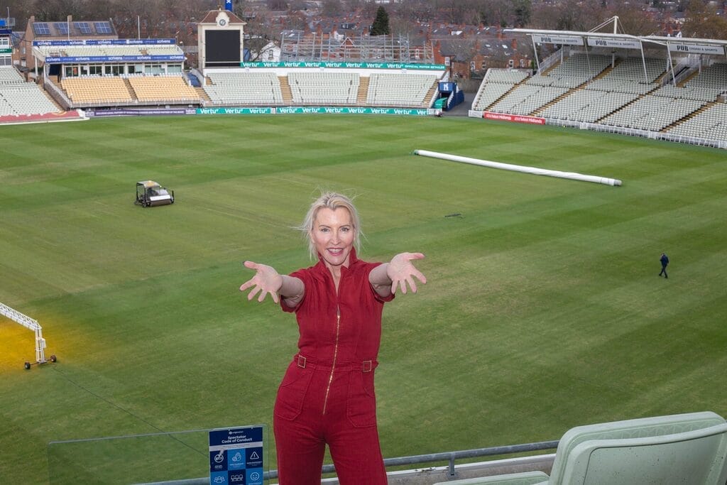 Heather Mills at Edgbaston for Veg Fest Free 26